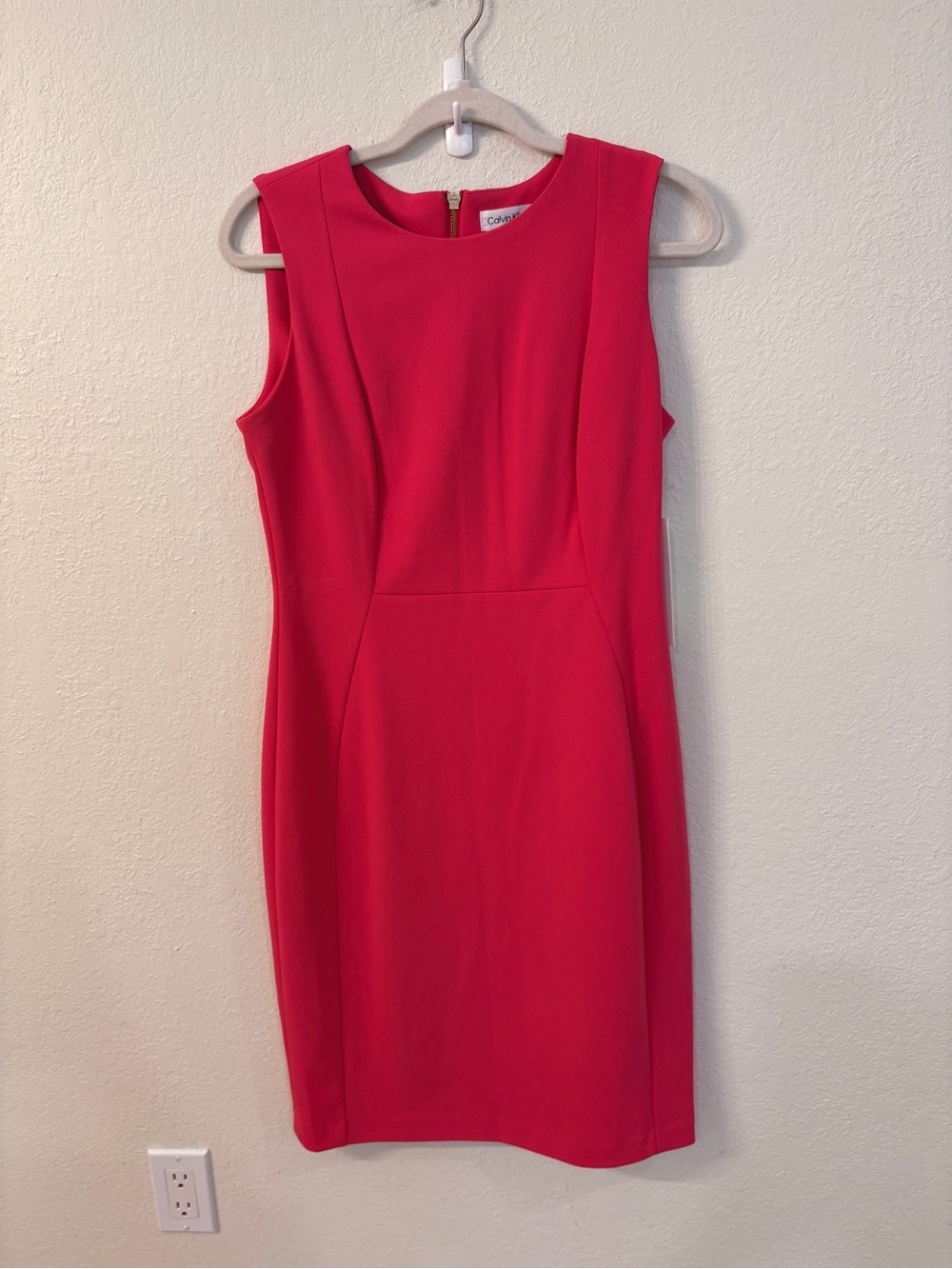 Calvin Klein Sheath Dress - NWT Pink Size 8